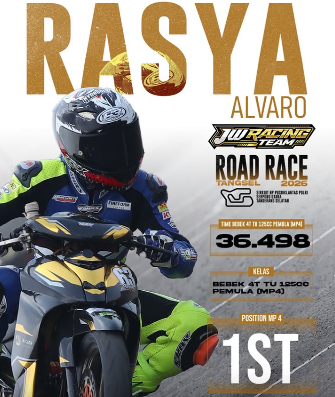 JW Racing Team Takes First Place in QTT at Road Race Tangsel 2026 – MP4 Class