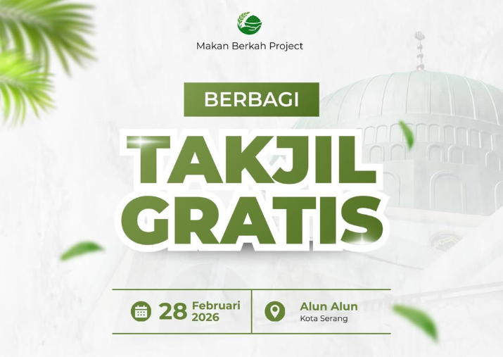 Free Iftar Meal Distribution at Alun-Alun Kota Serang